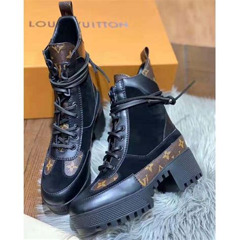 Louis Vuitton platform desert boots